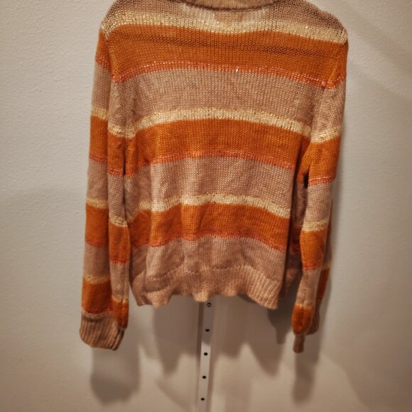 LC Lauren Conrad Women's Blouson Crew Neck Striped Sweater Size XXL NWT Striped - Picture 11 of 11